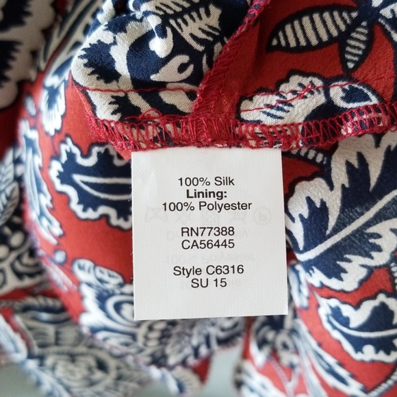 Madewell Silk Bow Tank in Italian Floral - Picture 6 of 8